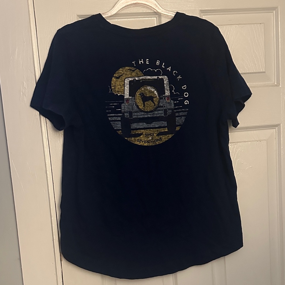 The Black Dog Navy Blue Short Sleeve Tee